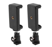 2X 2 En 1 Support de Clip de TÉLÉPhone Portable 360 TÊTe de Rotule Adaptateur de Sabot Chaud Monter pour Dslr Slr Camera