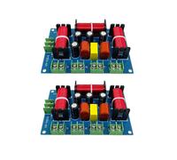 2X 200W Haut-Parleur Crossover Double Treble+Midrange+Bass Haut-Parleur 4 Voies Diviseur de Fréquence Audio Diviseur de Haut-Parleur Home Cinéma