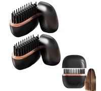 2x 2026 New Bbrosse Coiffante Cheveux Court Et Fin Sans Fil Brosse Chauffante, 3 Niveaux Rechargeable Chauffage Rapide Peigne Lissant, Portable Brosses Cheveux Brosses Lissante, Chauffage Rapide 20s