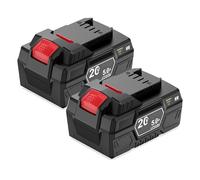 2X 20V 5Ah Batterie de Remplacement pour Parkside PAP 20 B1 B3 A1, Compatible avec Tous Les Outils de la série Parkside X 20V Team