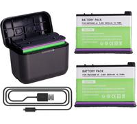 2x 2800mAh X4 Battery for Insta360 X4 and X4 Battery Triple Charger Kit Fast Charging Station Compatible with Ins ta 360 X4 Camera