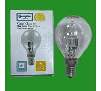 2x 28W (=35W) Philips Halogène à Variation Transparent Rond Golf Ampoule Ses E14