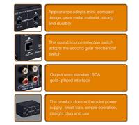 2X 2in 2 Out Audio Source Signal S?lection Commutateur Distributeur S?lecteur Tonalit? Volume Amplificateur St?r?o Carte