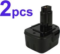 2x 3,0Ah 12V batterie pro Dewalt DW972K, DW972K-2, DW972KQ-2, DW972KS-2, DW972RLK2