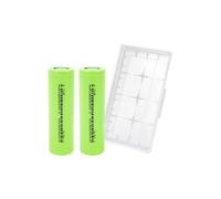 2x 3.6V 2900mAh 18650 Accumulateurs rechargeables, boîtes de rangement incluses
