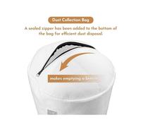 2X 30 Dust Collector Bag with Clamp, 4Inch Universal Vacuum Filter Bag - for DW735, DW734, Grizzly, Delta, Shop