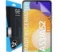 2x 3d Anti-Reflective Protective Film For Samsung Galaxy A52/A53,Self-Repairing,Fingerprint And Faceid Compatible,Bubble-Free Installation,Shock And Scratch Resistant,Made In Germany