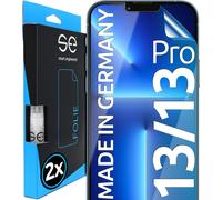 2x 3d Transparent Protective Film For Apple Iphone 13/13 Pro,Self-Repairing,Footprint And Faceid Compatible,Bubble-Free Installation,Shock And Scratch Resistant,Made In Germany