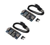 2X 4 Hub USB Chapeau pour Raspberry Pi 3 / 2 / Zero W Carte D'Extension USB À Uart pour Débogage en Série