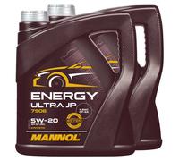 2x 4 Litre Huile Mannol 5W-20 Énergie Ultra JP Api Sn Ford Opel Suzuki Moteurs