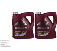 2x 4 Litre Original Mannol Huile de Transmission Dexron VI Gear Oil Automatique