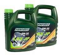 2x 4 Litre SAE 5W30 FANFARO Lsx JP Huile pour Hyundai Toyota Kia Nissan Moteurs