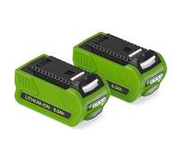 2X 40V 6Ah Batterie de Remplacement pour Greenworks G40B5 G40B4 G40B2