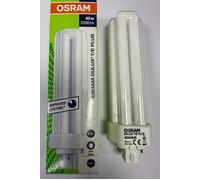 2x 42W= 200W OSRAM Bas Énergie GX24Q-4 4 Broche 4000K Ampoule Blanc Froid 840