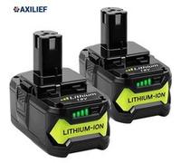2X 5.5Ah 18V Batterie Au Lithium pour Ryobi P108 RB18L50 RB18L40 RB18L25 RB18L15 RB18L13 G