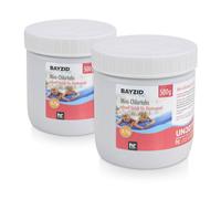 2x 500 g BAYZID® Mini - Pastilles de chlore 2,7 g pour petites piscines