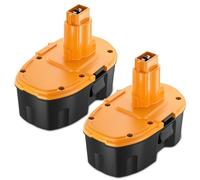 2X 5000mAh 18V Batterie pour Dewalt, Powtree Ni-MH Batterie de Remplacement pour Dewalt 18V DC9096 DE9098 DE9095 DE9096 DW9096 DW9095 DW9098 DC9099 DE9039 DE9503 DC925 DC725
