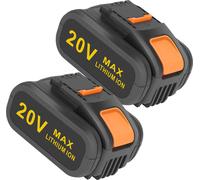 2x 6.0Ah Li-ion Batterie pour Worx WA3553 WA3575 WA3525 WA3512 WA3511 WA3520 WA3512.1 WA3523 WA3516 WA3572 WA3551.1 WA3881 WA3760