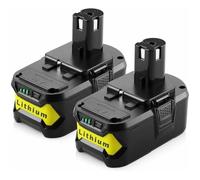 2X 6.0Ah pour Ryobi 18V Batterie de remplacement Lithium-ion ONE+ P108 RB18L25 RB18L13 RB18L50 RB18L40 P102 P103 P104 P105 P106