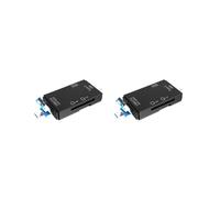 2X 6 em 1 USB 3.0 OTG Card Reader para Secure Digital/TF Cardreaders Splitter Adapter Celular Computador-Preto