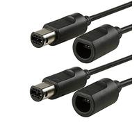 2x 6FT Controller Extension Cable For Wii GameCube GCN by KMD