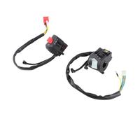 2x 7/8" Ensemble de commutateurs de commande de guidon de moto, 12 V DC, étanche, côté gauche et droit, pour Agusta ATV Dirt Bike, 1 paire