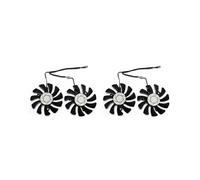 2X 75Mm 2Pin GTX1050Ti GPU Refroidisseur Double Ventilateur pour MSI Geforce GTX 1050Ti GTX-1050-Ti-4GT-OC Refroidissement de Carte Graphique