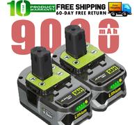 2x 9.0Ah Batterie de rechange Pour Ryobi One+ Plus P108 Lithium 18V RB18L50 P104