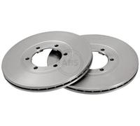 2x A.B.S. 15562 Disque de frein Avant pour KIA Besta Kastenwagen 256mm