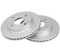 2x A.B.S. 15981 Disque de frein Avant pour FORD Fiesta Mk4 3/5 portes (JAS, JBS)