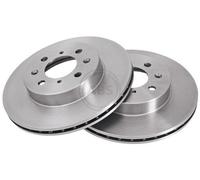 2x A.B.S. 16002 Disque de frein Avant pour HONDA PRELUDE III (BA) 262mm