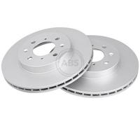 2x A.B.S. 16039 Disque de frein Avant pour HONDA CIVIC VI Hatchback (EJ, EK)