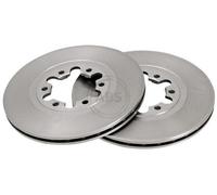2x A.B.S. 16070 Disque de frein Avant 268mm