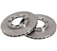 2x A.B.S. 16091 Disque de frein Avant pour MITSUBISHI COLT III (C5A) 236mm