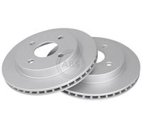 2x A.B.S. 16191 Disque de frein Arrière pour FORD MONDEO II Kombi (BNP) 253mm