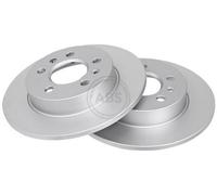 2x A.B.S. 16215 Disque de frein Arrière pour RENAULT LAGUNA I (B56, 556) 265mm