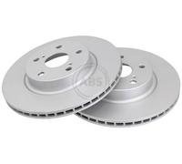 2x A.B.S. 16546 Disque de frein Avant pour TOYOTA SUPRA (JZA70, GA70, MA70)