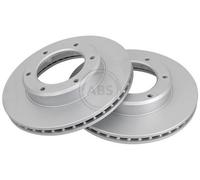 2x A.B.S. 16941 Disque de frein Avant pour TOYOTA LAND CRUISER 80 (J8) 286mm