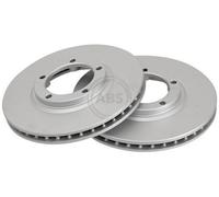 2x A.B.S. 17035 Disque de frein Avant pour HYUNDAI H-1 / Starex MPV (A1) 254mm