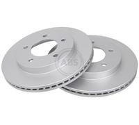 2x A.B.S. 17043 Disque de frein Avant pour FORD USA F-150 X Pickup 308mm