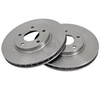 2x A.B.S. 17051 Disque de frein Avant pour JAGUAR XK 8 Cabrio (X100) 305mm