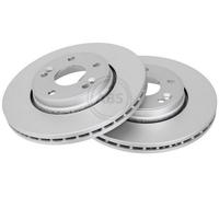 2x A.B.S. 17153 Disque de frein Avant pour RENAULT LAGUNA II (BG0/1) 280mm