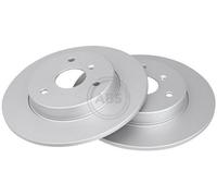 2x A.B.S. 17161 Disque de frein Avant pour SMART CITY-COUPE (450) ROADSTER (452)