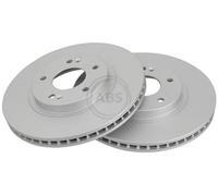2x A.B.S. 17197 Disque de frein Avant pour HYUNDAI SANTA FÉ I (SM) 294mm