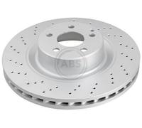 2x A.B.S. 17360 Disque de frein Avant 345mm