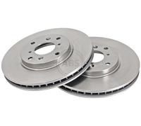 2x A.B.S. 17364 Disque de frein pour HONDA ACCORD VI Coupe (CG) 281mm