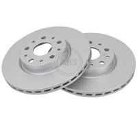 2x A.B.S. 17387 Disque de frein pour LANCIA THESIS (841AX) 281mm