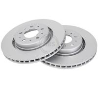 2x A.B.S. 17410 Disque de frein Avant pour VOLVO XC70 Cross Country (295) 302mm