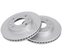 2x A.B.S. 17427 Disque de frein Avant pour HYUNDAI SONATA IV (EF) 257mm