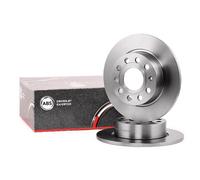 2x A.B.S. 17520 Coated Disque de frein Arrière pour VW GOLF VI (5K1) 253mm